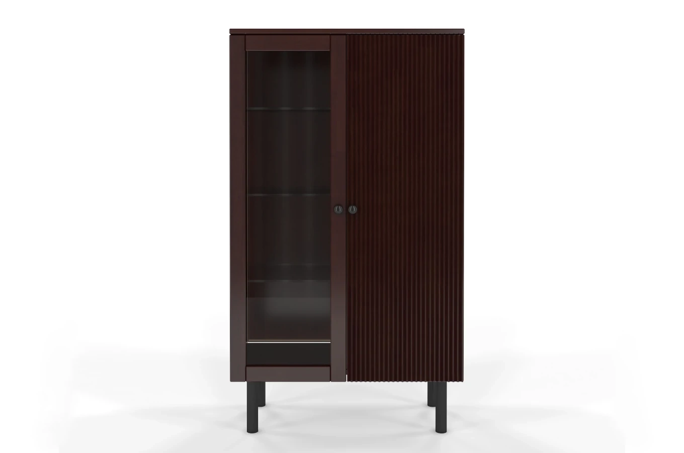 Witryna bukowa Visby NORVIK High / szer. 80 cm