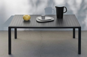 Zestaw mebli do ogrodu - rozkładany stół ALLORO 210-280 cm + 6 krzeseł PALMA