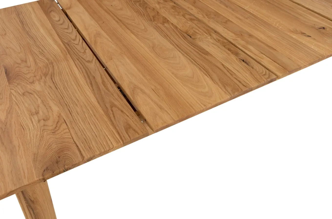 Rozkładany dębowy stół FRANS 160-240 x 90 cm (dąb naturalny)