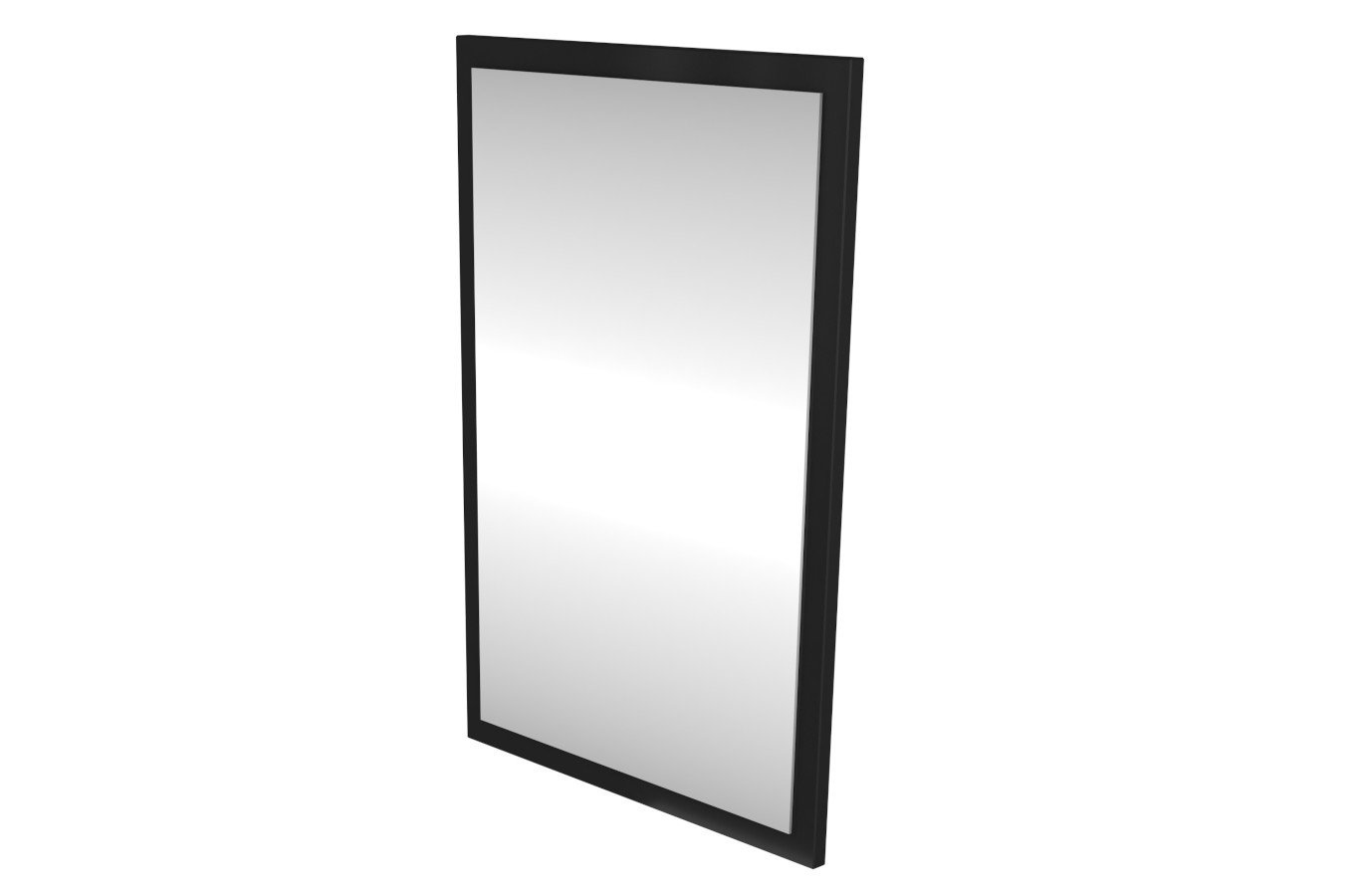 Lustro Dancan EVELINE w ramie w kolorze czarnym