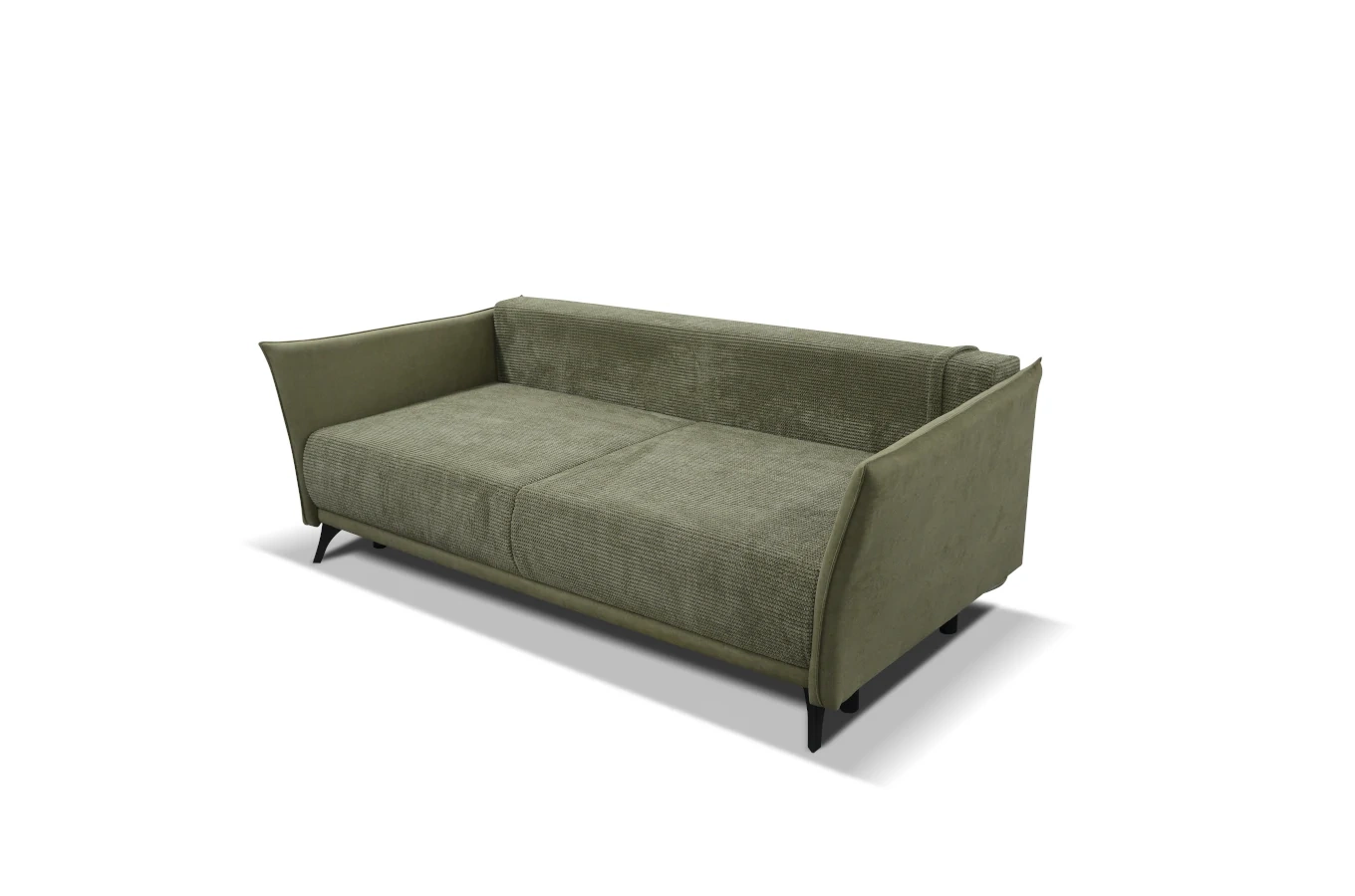 Nowoczesna sofa rozkładana EMMA z funkcją spania i pojemnikiem na pościel / szerokość 223 cm