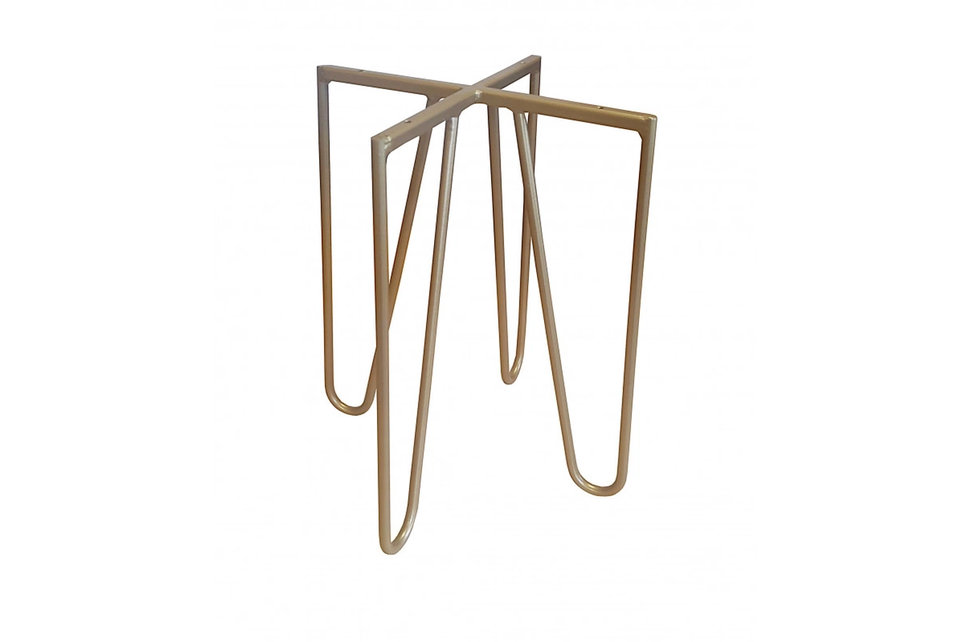 Tapicerowany taboret SECONDO na metalowych nogach / kolor tkaniny + podstawy do wyboru!