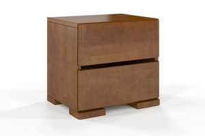 Drewniana szafka nocna bukowa Visby Sandemo High 2S / szer. 40 cm