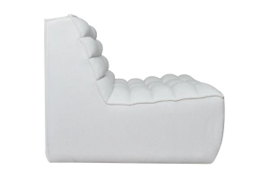 Nowoczesny fotel FLUFFY z głębokim pikowaniem