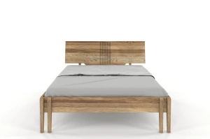 Łóżko drewniane dębowe Visby POZNAŃ / 140x200 cm, olej retro