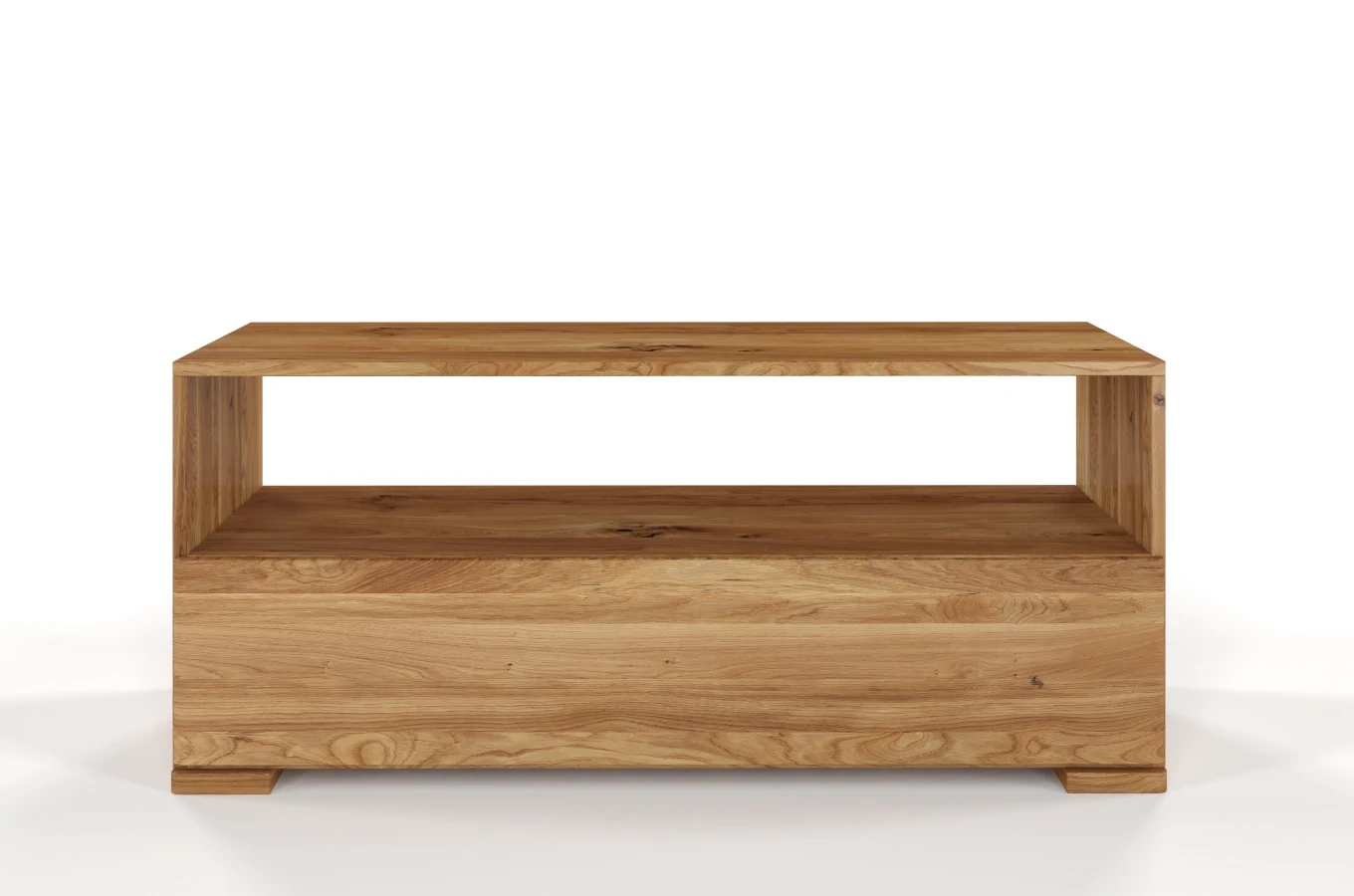 Drewniana szafka RTV dębowa Visby SANDEMO / szer. 120 cm