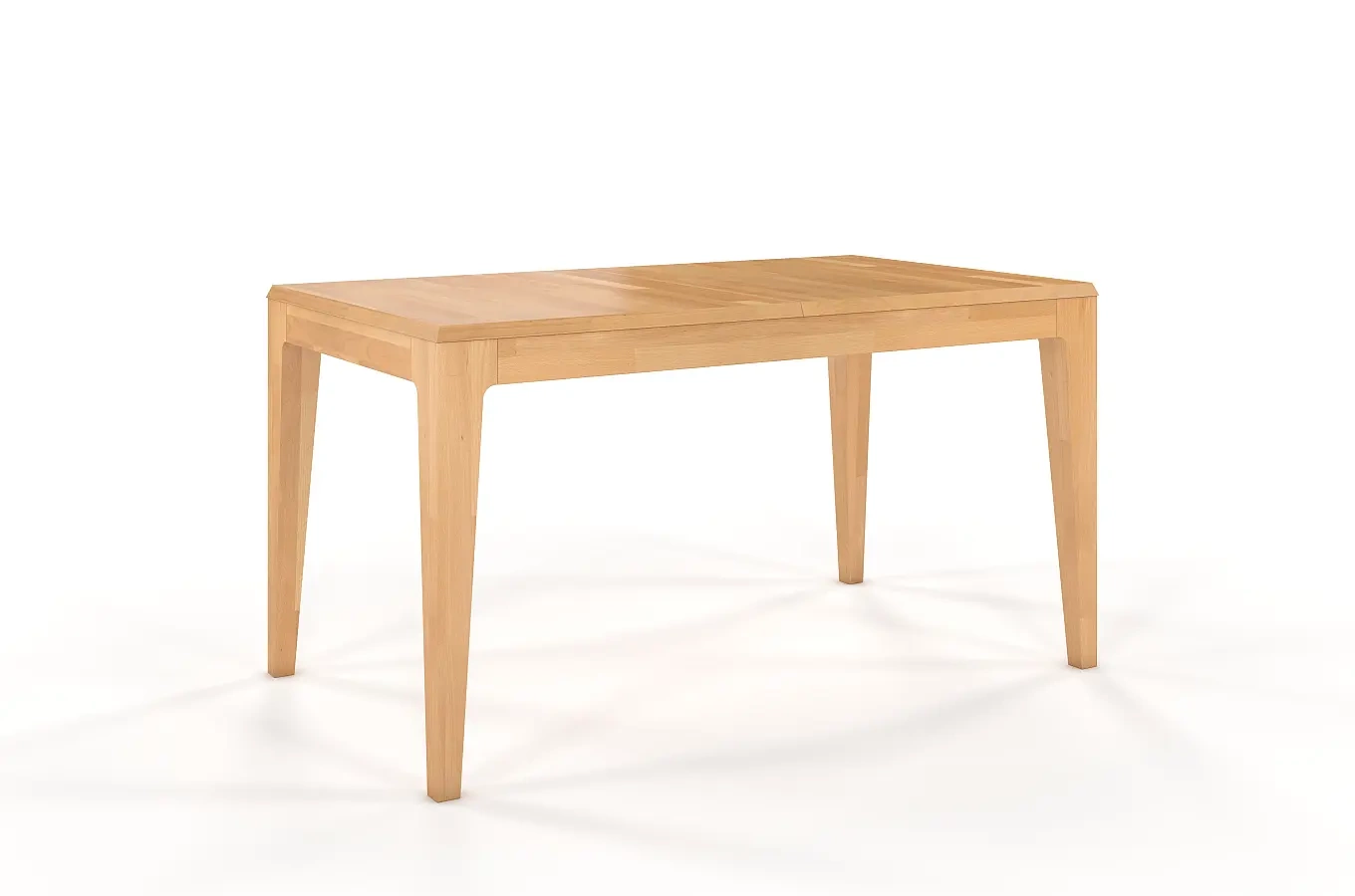 Stół drewniany bukowy rozkładany Visby CORTENA 140-220 cm / naturalny