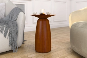 Stolik drewniany Kayani BAOBAB 44 różne kolory, wys. 44 cm / kolor orzech