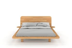 Wysyłka w 48h! Łóżko lewitujące drewniane bukowe Skandica JAPANDIC / 180x200 cm, kolor naturalny