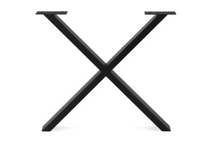 Stół dębowy HEKTOR z nogami w kształcie litery X / 180 x 100 cm