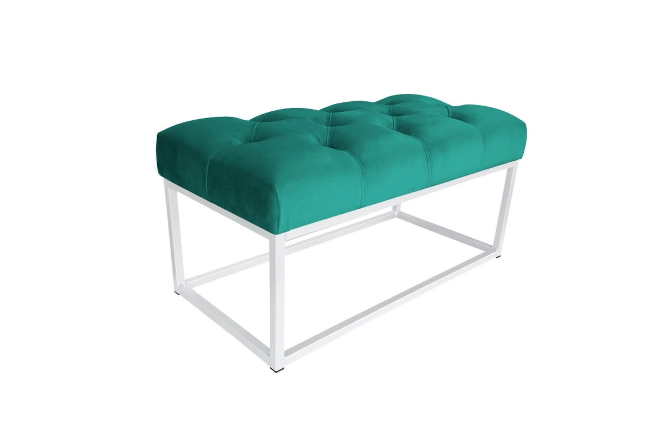 Tapicerowana ławka CITY na metalowych nogach / kolor tkaniny + podstawy do wyboru!