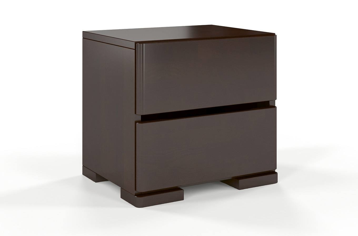 Drewniana szafka nocna bukowa Visby Sandemo High 2S / kolor naturalny