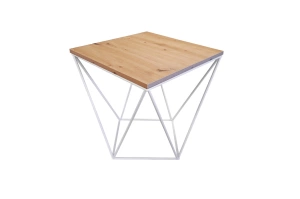 Druciany stolik kawowy MARKONI / kolor blatu i podstawy do wyboru!