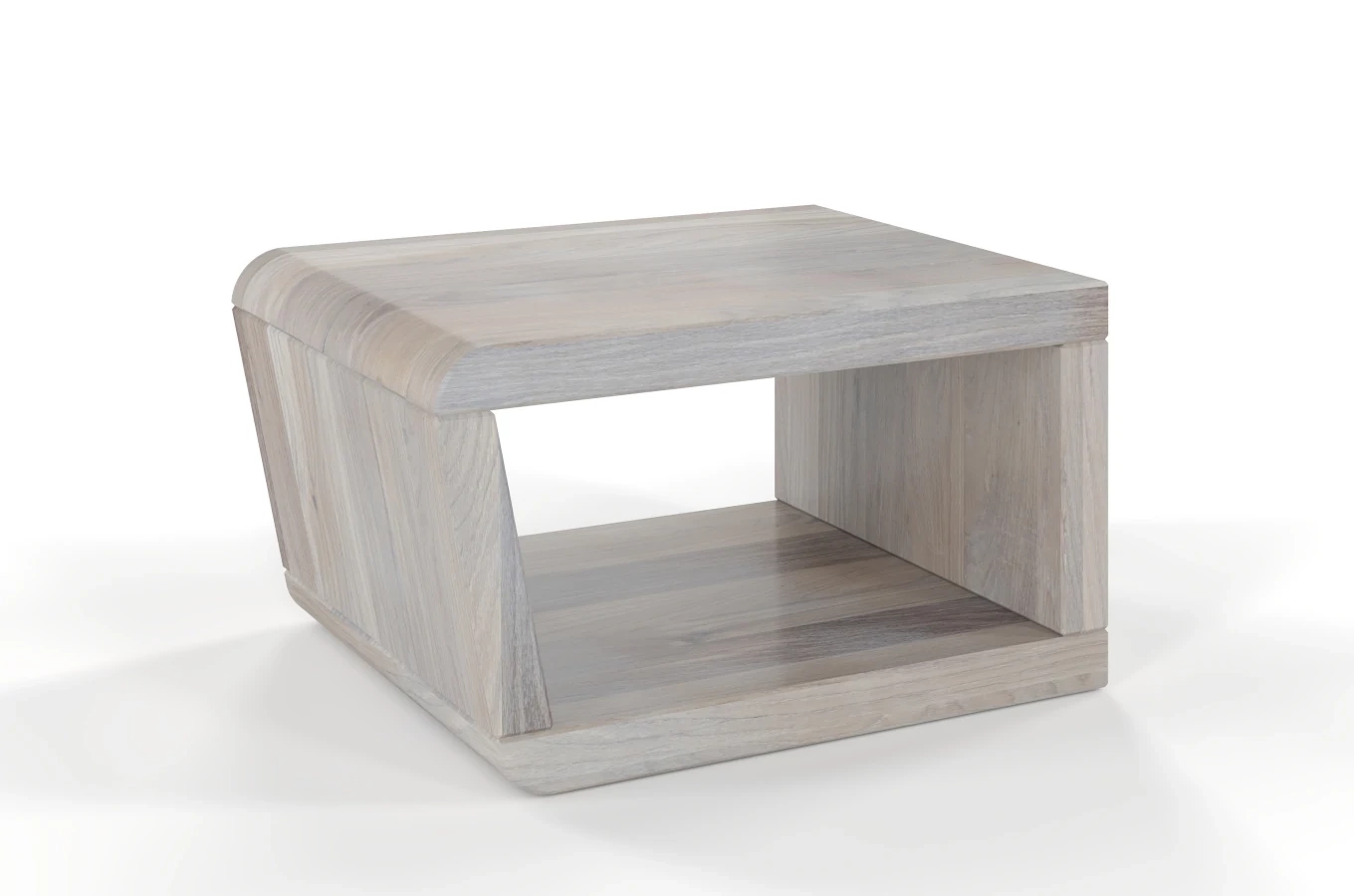 Nowoczesna drewniana szafka nocna dębowa bez szuflad Visby HARALD / szer. 50 cm