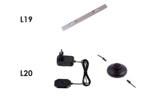 Drewniana witryna ATLANTA lewostronna / szer. 61 cm