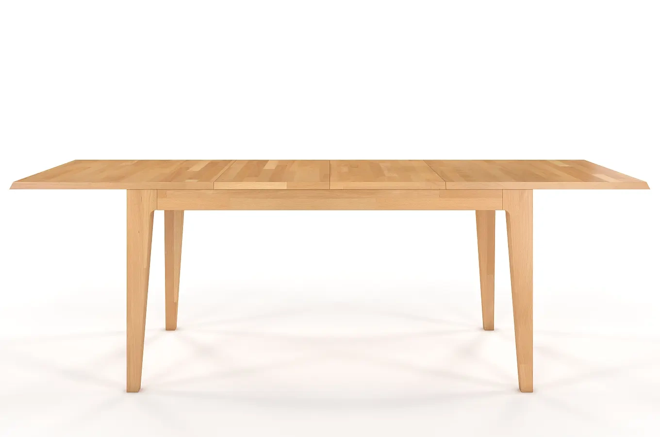 Stół drewniany bukowy rozkładany Visby CORTENA 140-220 cm / naturalny