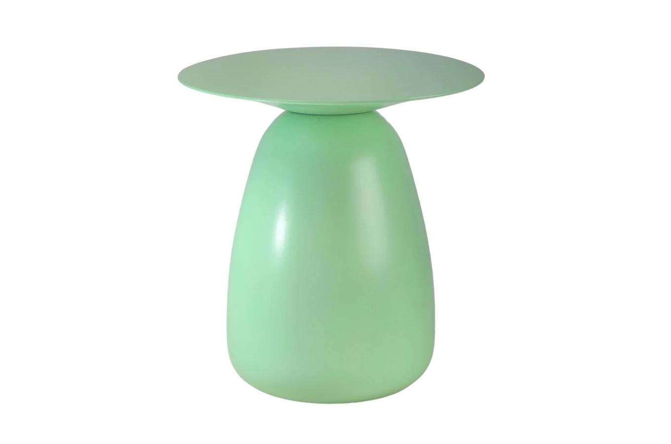 Stolik drewniany Kayani BAOBAB 34 różne kolory, wys. 34 cm / kolor pudrowa zieleń