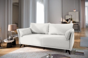 Nowoczesna sofa rozkładana EMMA z funkcją spania i pojemnikiem na pościel / szerokość 223 cm