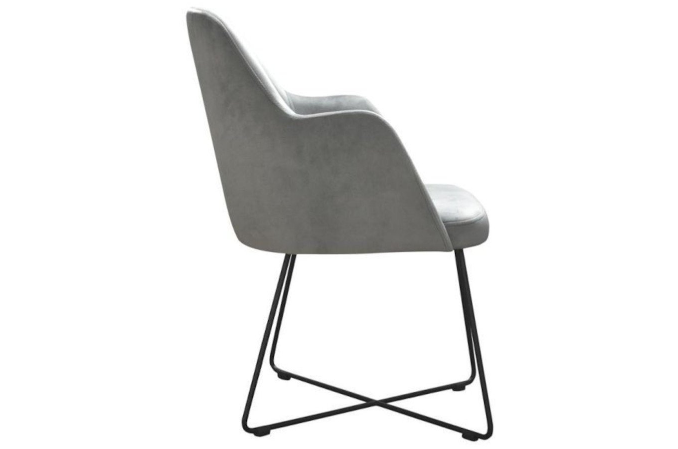 Nowoczesne krzesło tapicerowane z podłokietnikami BLEIK X