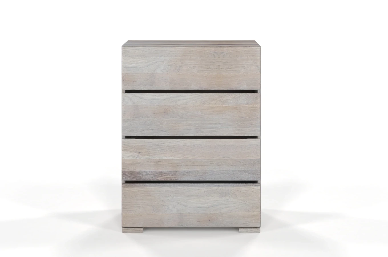 Drewniana komoda dębowa Visby Sandemo 4S80 / szer. 80 cm