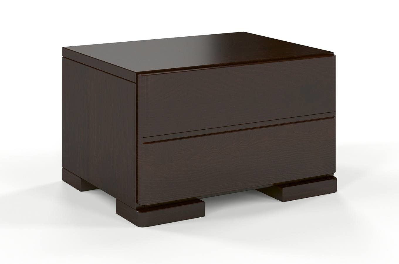 Drewniana szafka nocna sosnowa Visby Sandemo 1S / szer. 40 cm