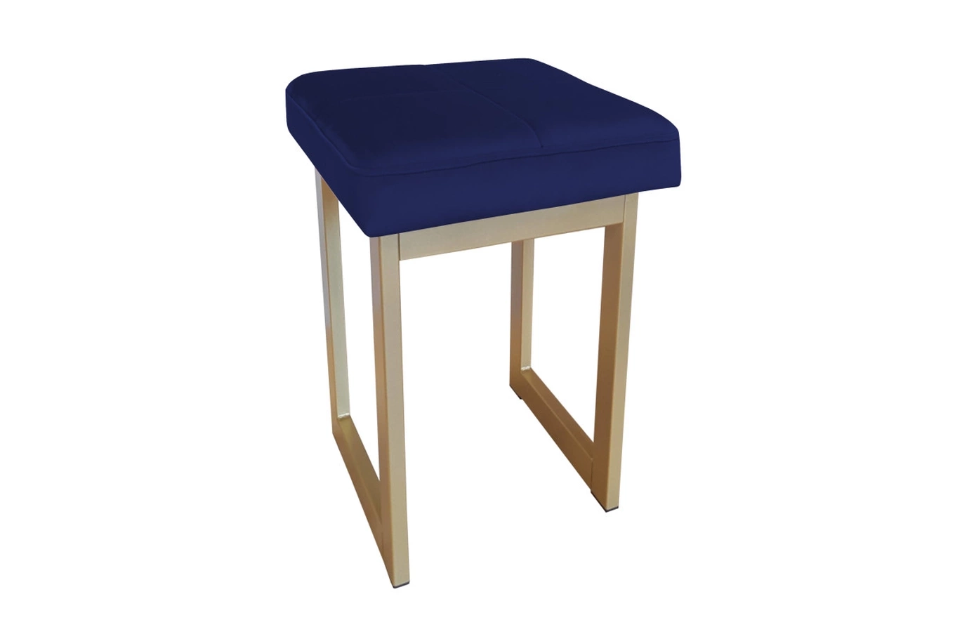 Tapicerowany taboret PRIMO na metalowych nogach / kolor tkaniny + podstawy do wyboru!