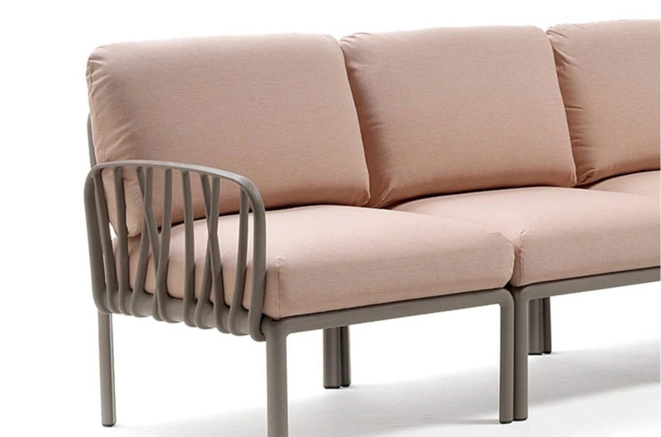 Zestaw mebli do ogrodu KOMODO - 2 sofy + stolik