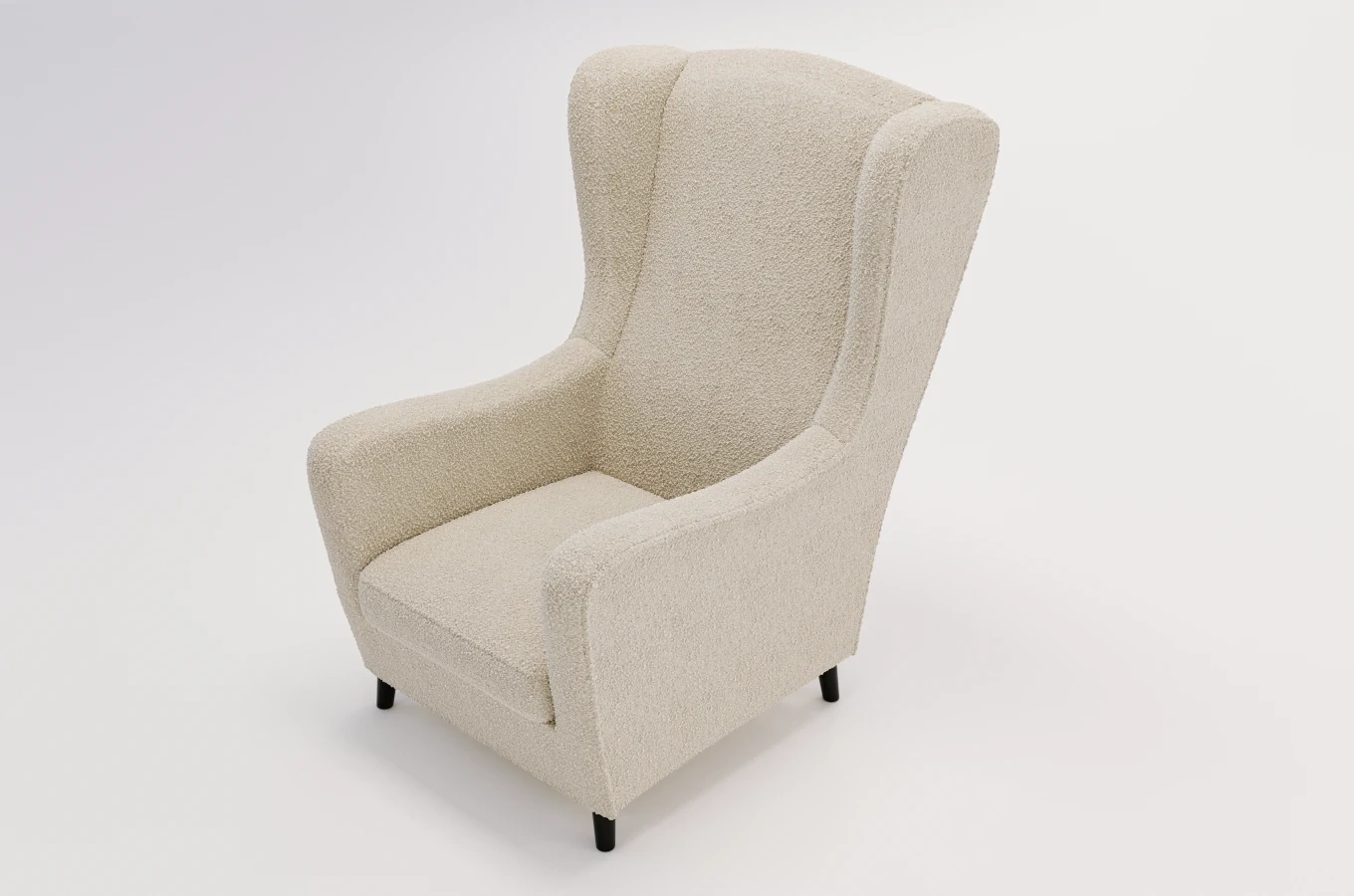 Fotel uszak Skandica AGNETA / 4 kolory tapicerki + 2 kolory nóg do wyboru!