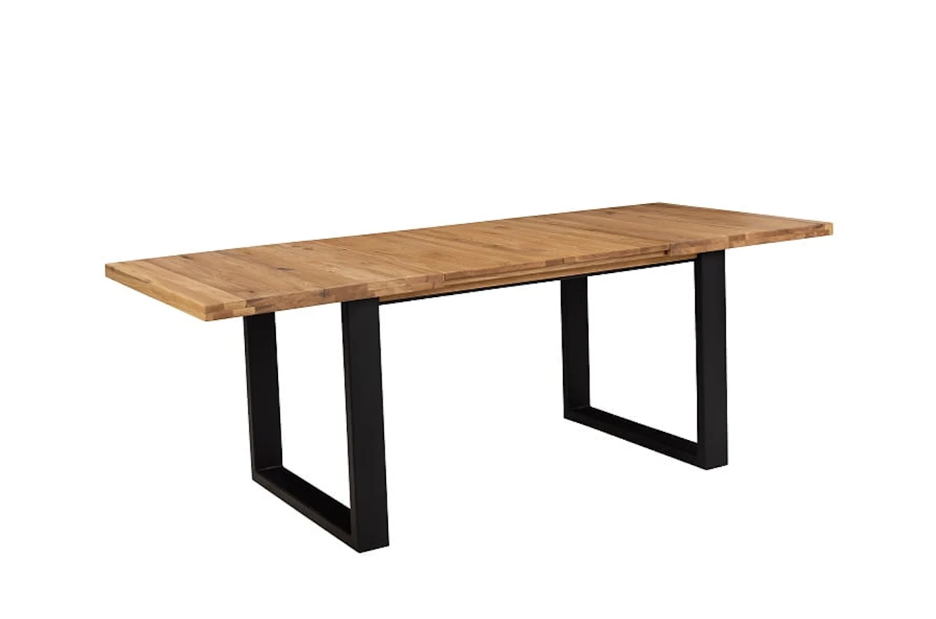 Rozkładany stół dębowy HEKTOR PLUS / 180-260 x 90 cm