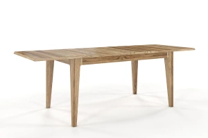 Stół drewniany dębowy rozkładany Visby CORTENA 140-220 cm / olej retro