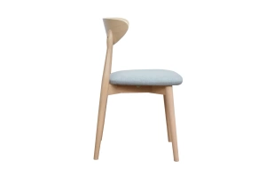 Tapicerowane krzesło YODA z drewna bukowego