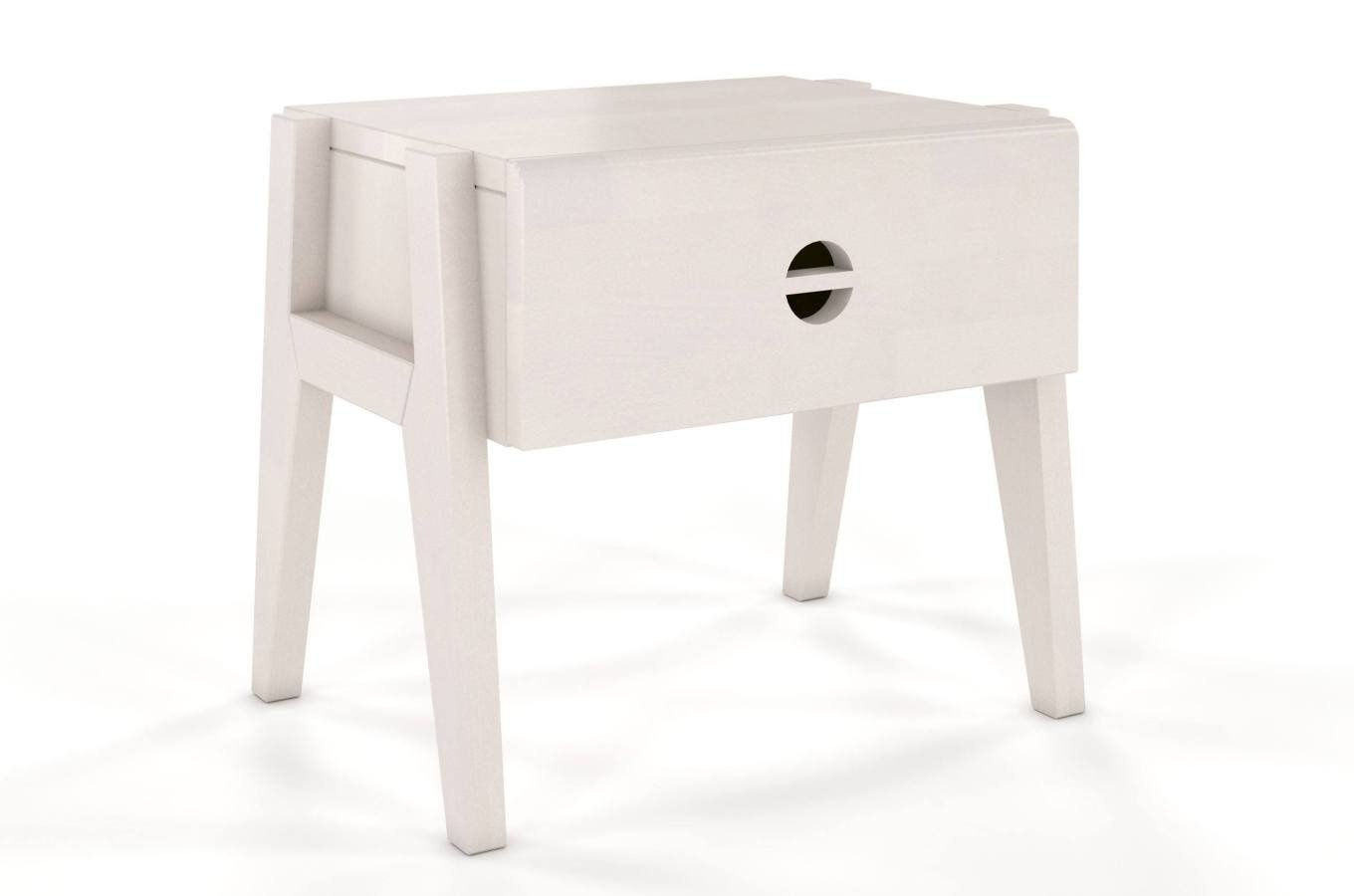 Szafka nocna drewniana bukowa Visby RADOM / szer. 45 cm