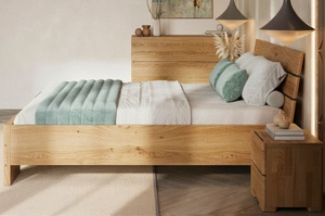 Drewniana komoda dębowa Visby Sandemo 3S / szer. 120 cm