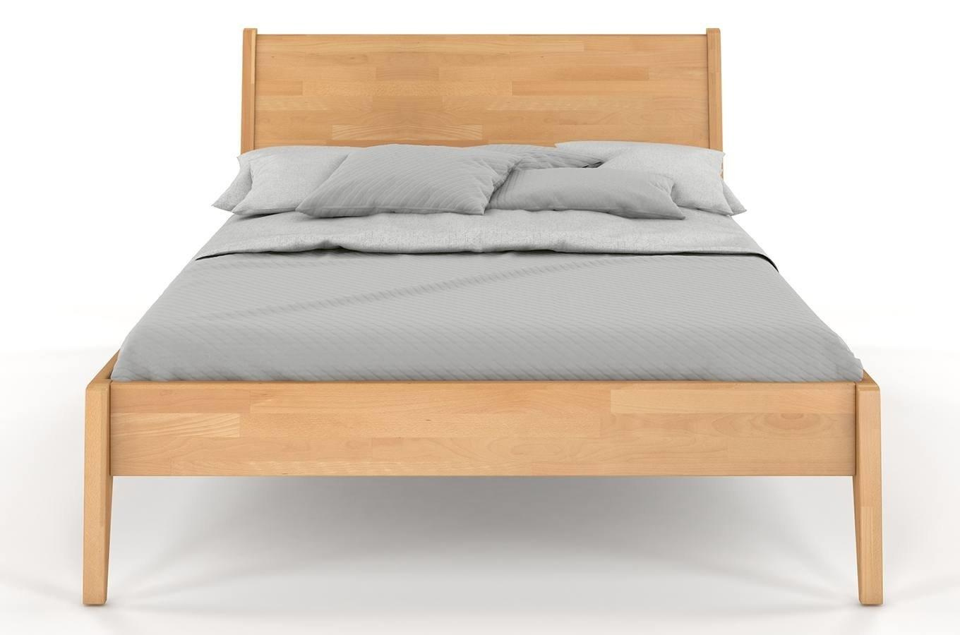 Łóżko drewniane bukowe Visby RADOM / 140x200 cm, kolor palisander
