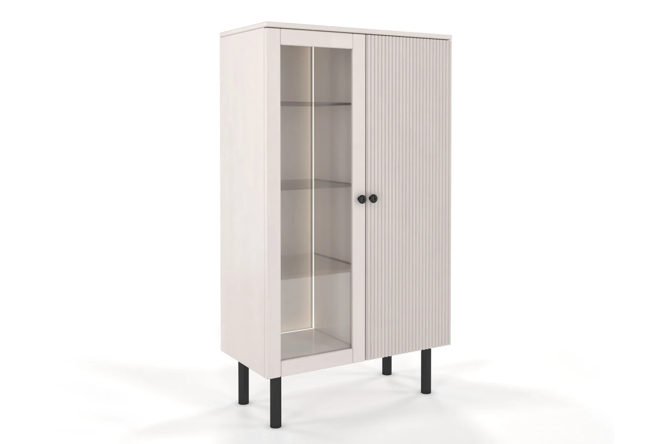 Witryna bukowa Visby NORVIK High / szer. 80 cm