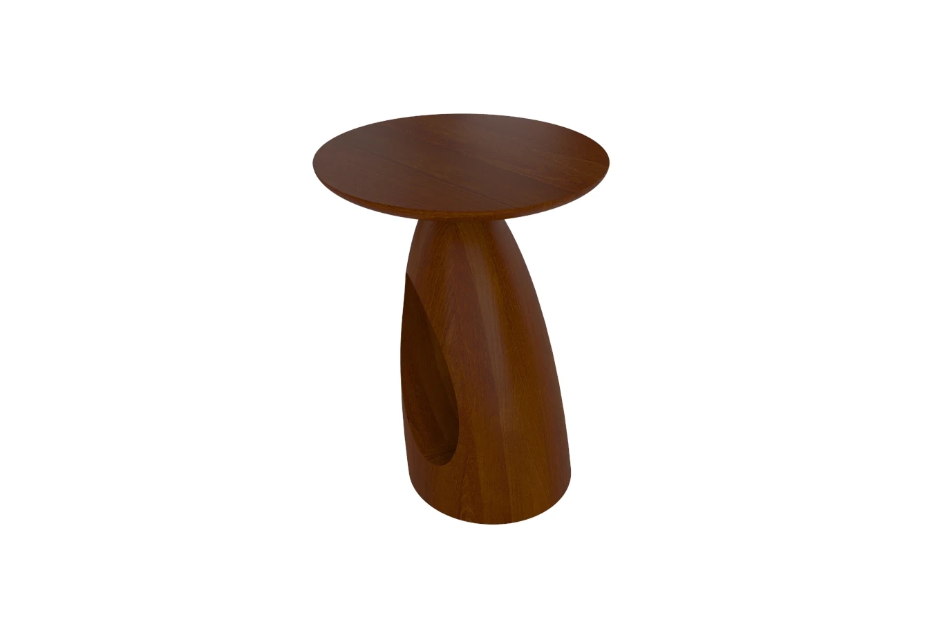 Stolik drewniany Kayani ISLAND różne kolory, wys. 40 cm