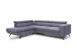 Nowoczesny narożnik ARRATA z funkcją spania i pojemnikiem na pościel