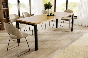 Nowoczesny rozkładany stół GARANT 130-220 x 80 cm (dąb artisan)