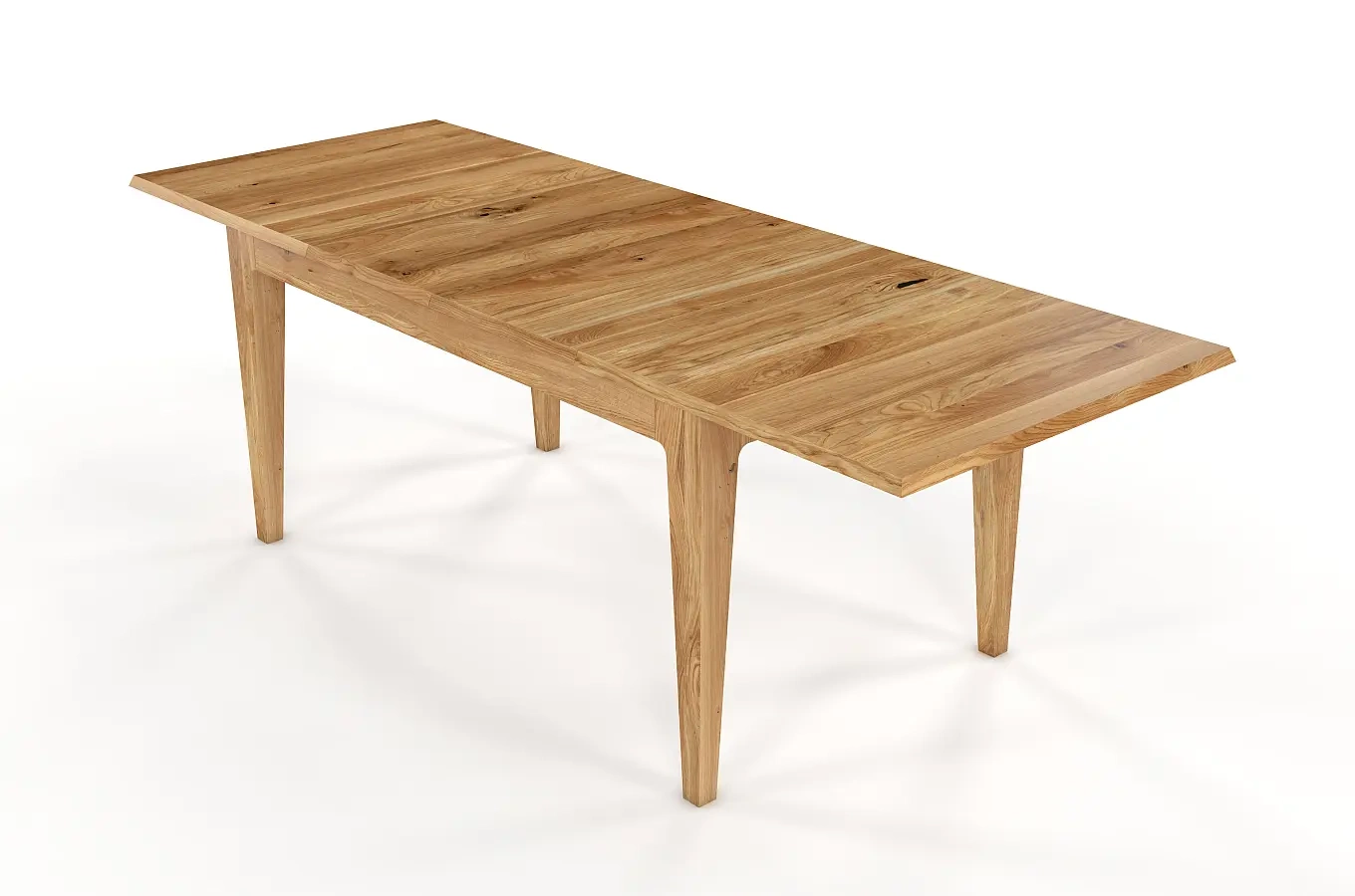 Stół drewniany dębowy rozkładany Visby CORTENA 140-220 cm / olej naturalny