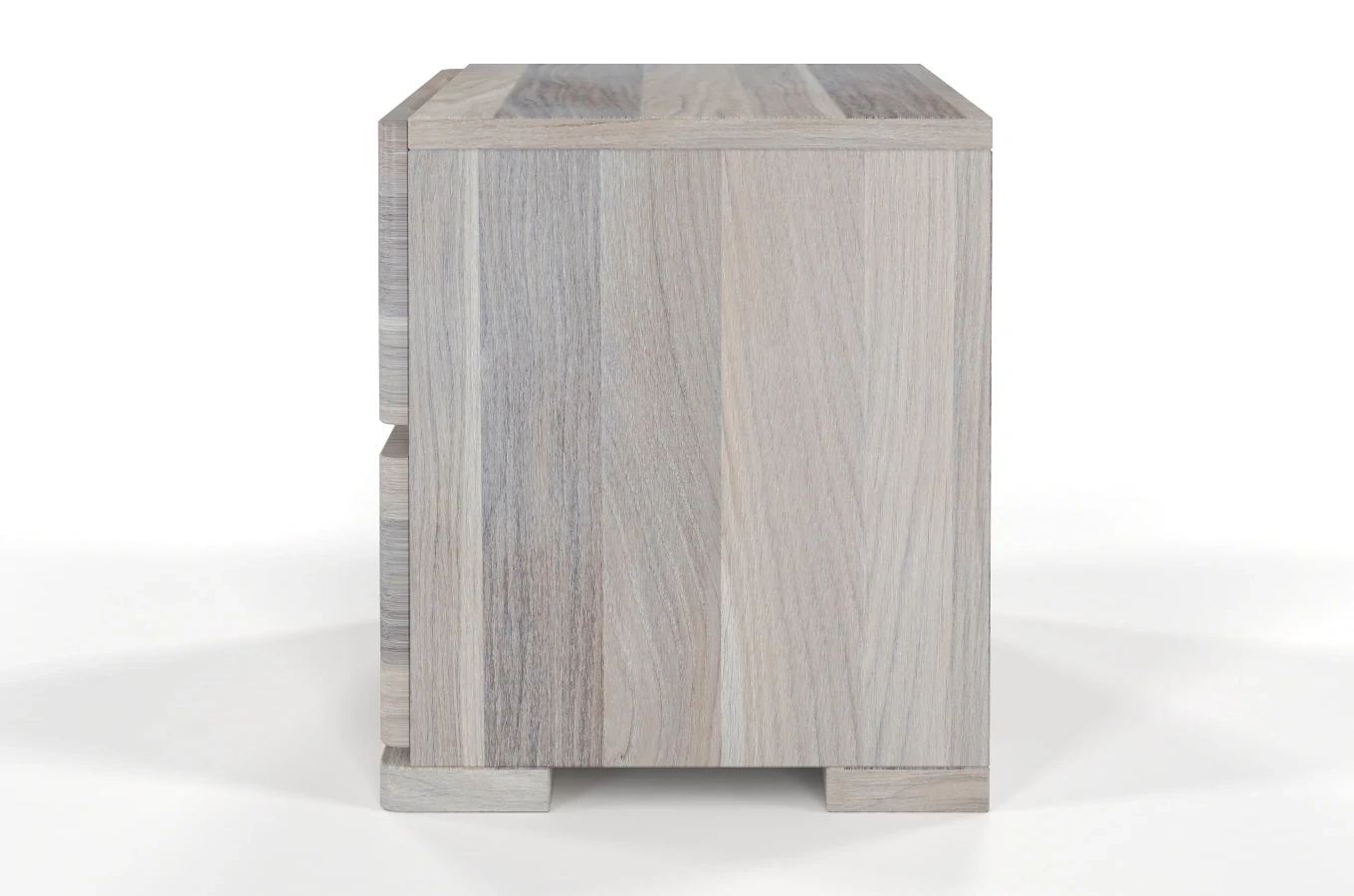 Drewniana szafka nocna dębowa Visby Sandemo High 2S / szer. 40 cm