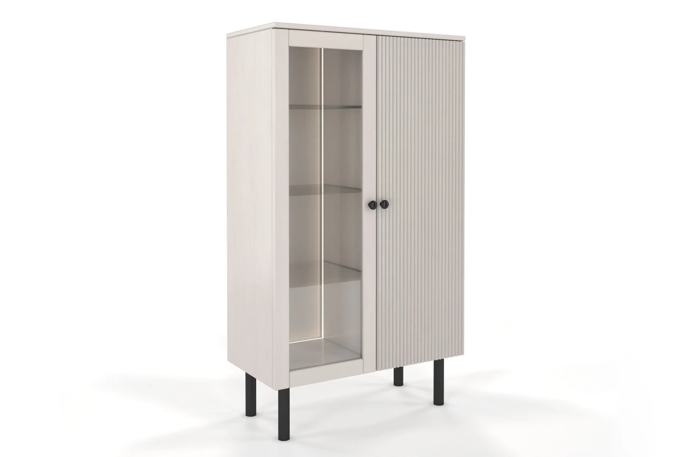 Witryna sosnowa Visby NORVIK High / szer. 80 cm