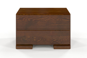 Drewniana szafka nocna sosnowa Visby Sandemo 1S / szer. 40 cm