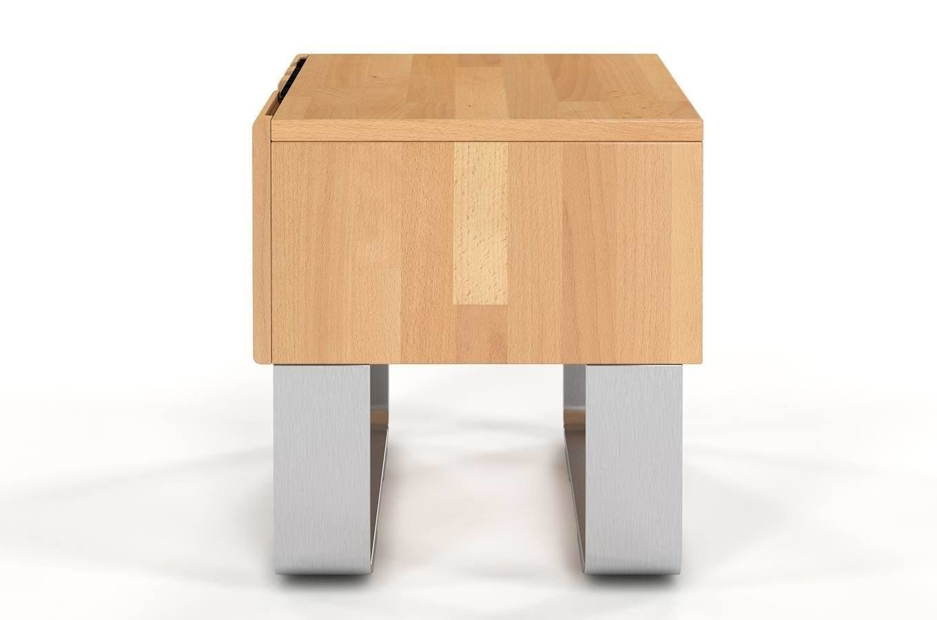 Szafka nocna bukowa Visby KIELCE / kolor biały