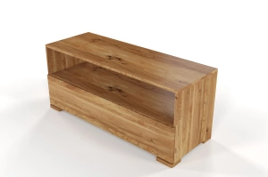 Drewniana szafka RTV dębowa Visby SANDEMO / szer. 120 cm