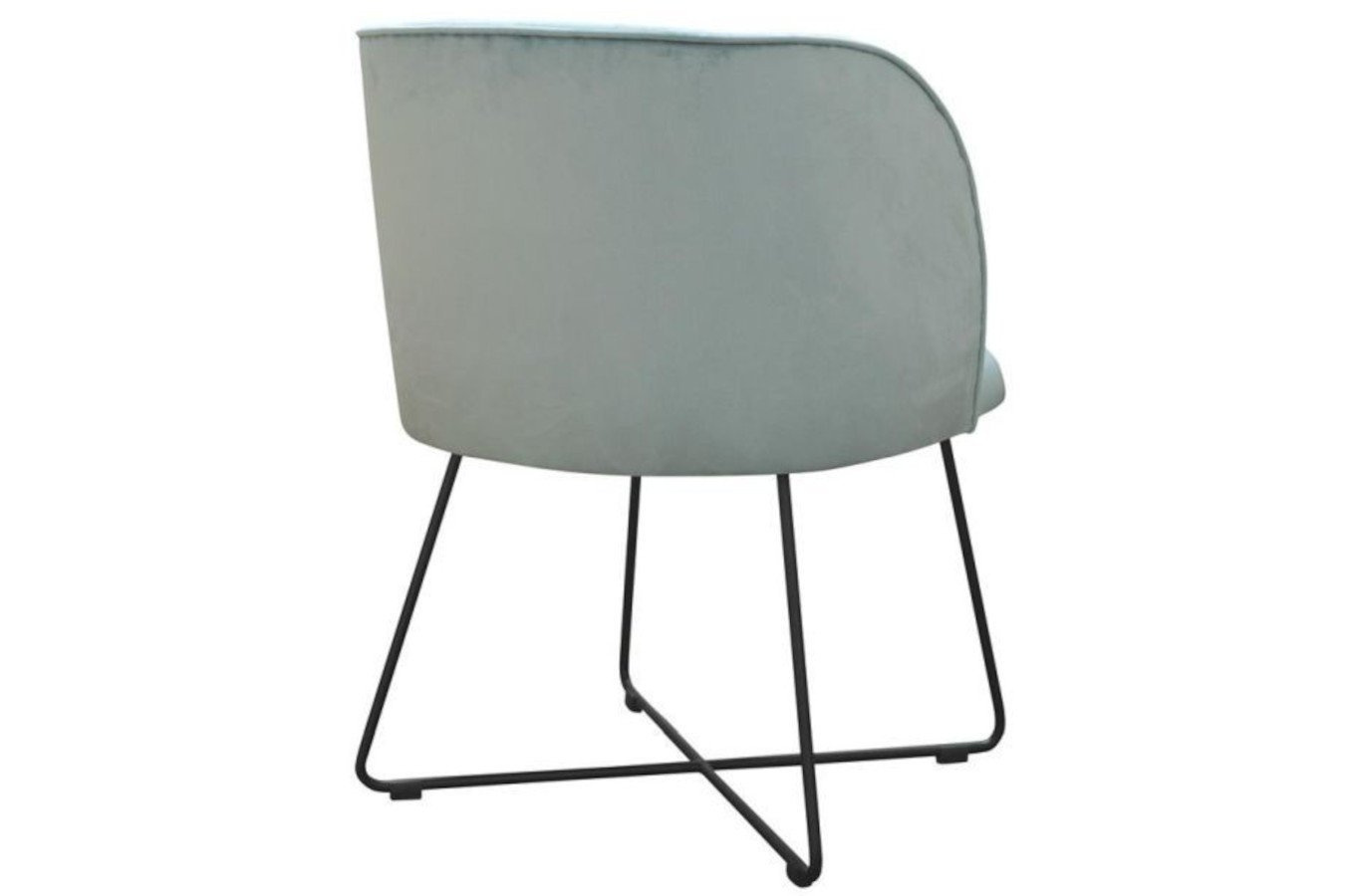 Nowoczesne krzesło tapicerowane INGE X na metalowych nogach