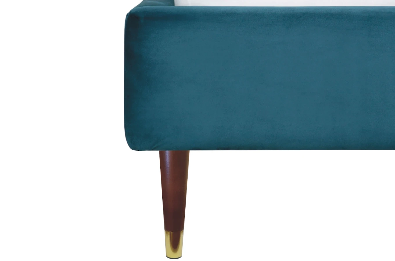 Tapicerowane łóżko do sypialni MUSE