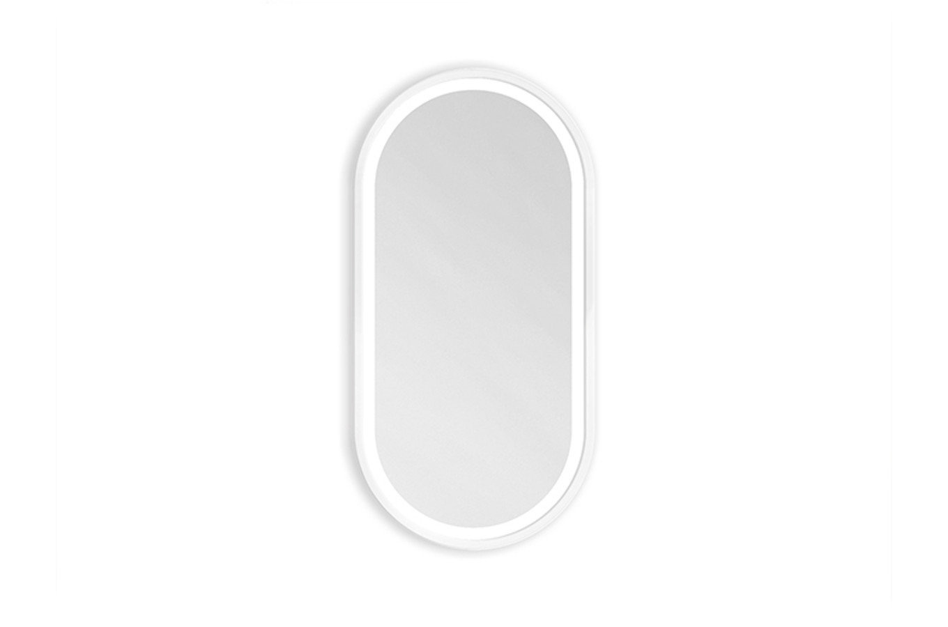 Nowoczesne lustro KORIA LIGHT z oświetleniem LED / rama dostępna w 5 kolorach