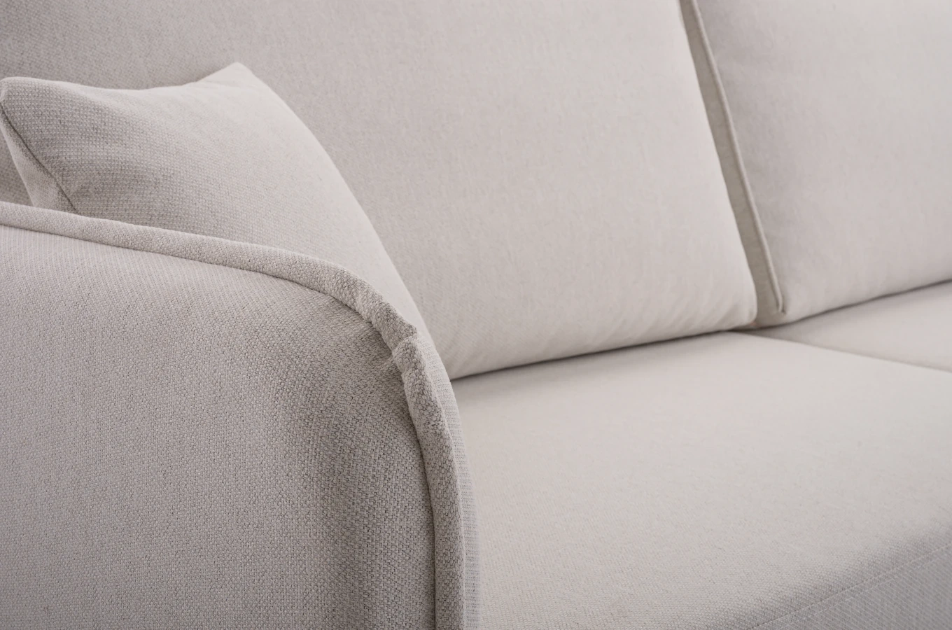 Nowoczesny rozkładany narożnik MUSA z pojemnikiem na pościel