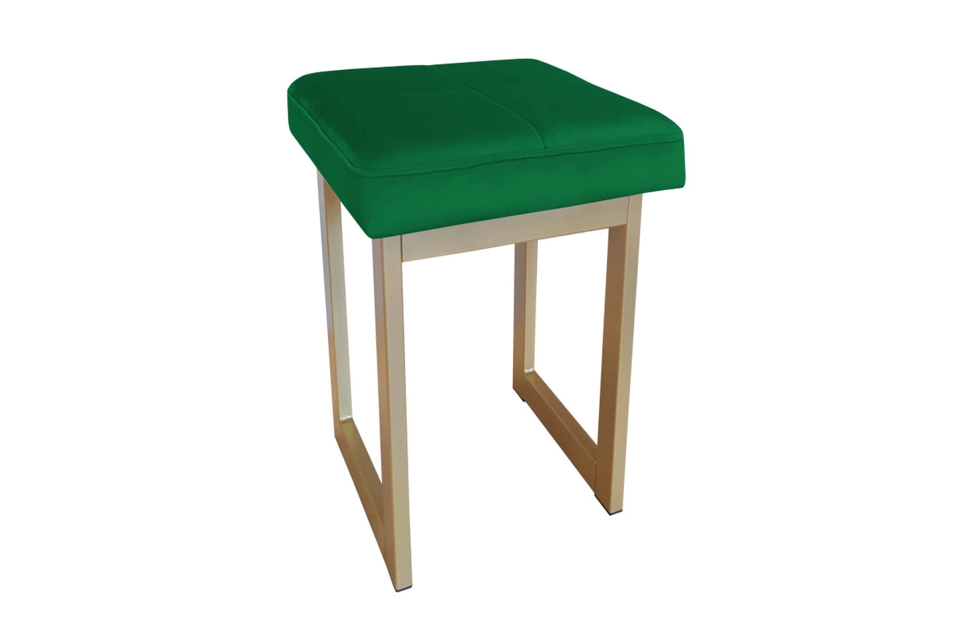 Tapicerowany taboret PRIMO na metalowych nogach / kolor tkaniny + podstawy do wyboru!