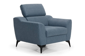 Elegancki, nowoczesny fotel SALVO z ruchomym zagłówkiem